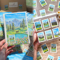 Horizon Mail Bundle – Art Print & Sticker Collection (Bundle C)
