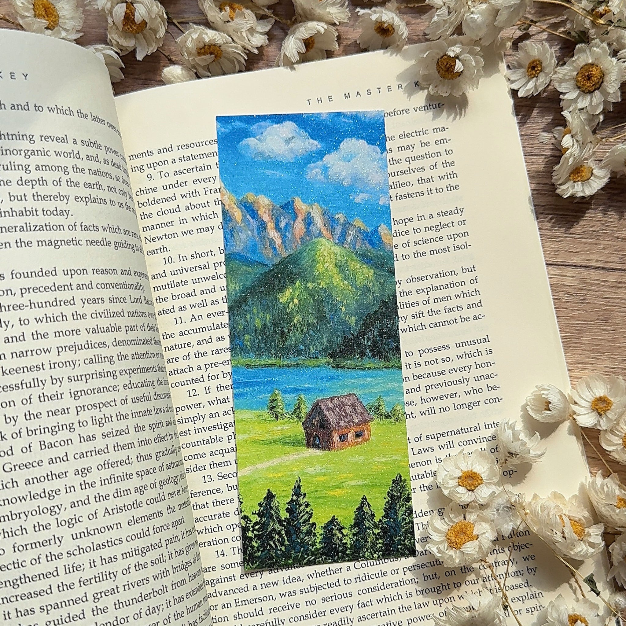 Horizon Bookmark Mail – 2 Oil Pastel Bookmarks & 2 Stickers