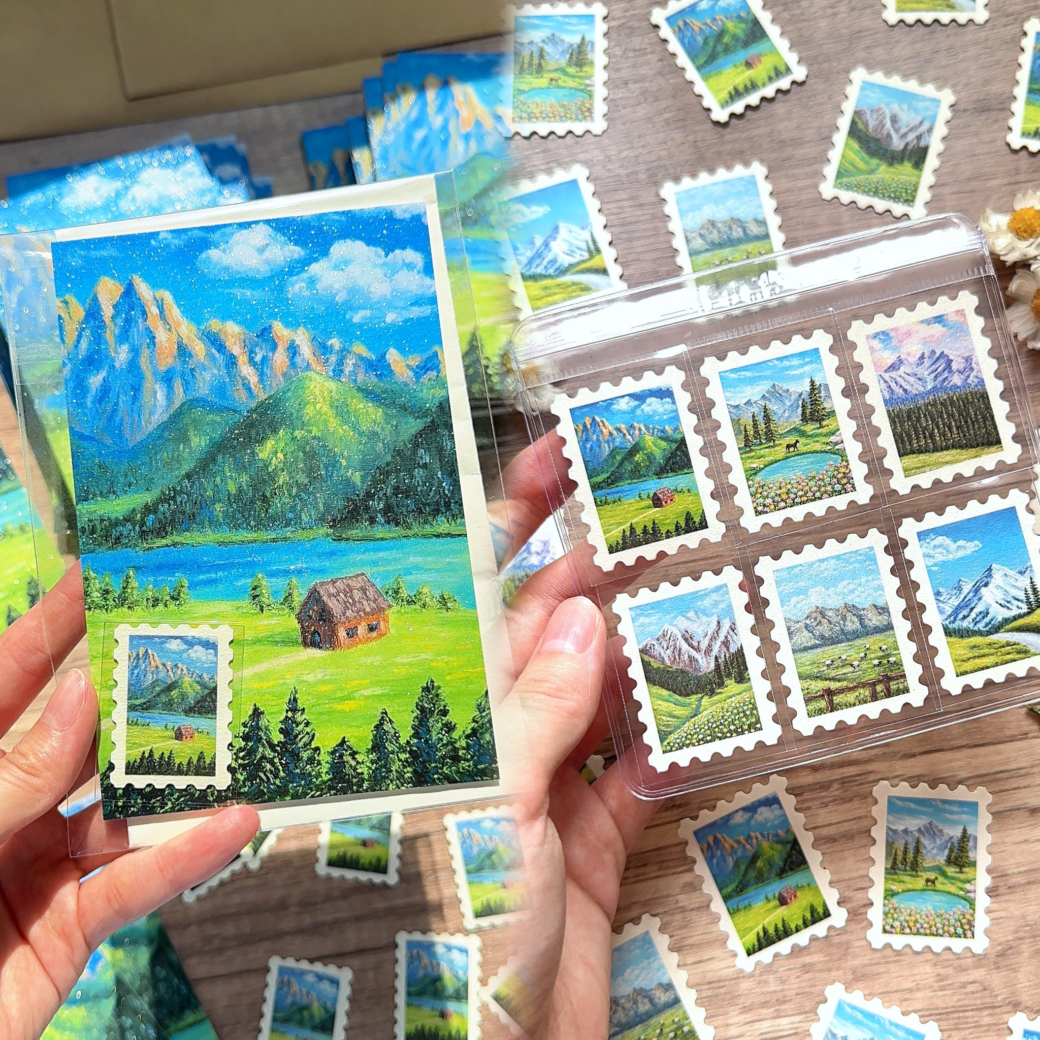 Horizon Mail Bundle – Art Print & Sticker Collection