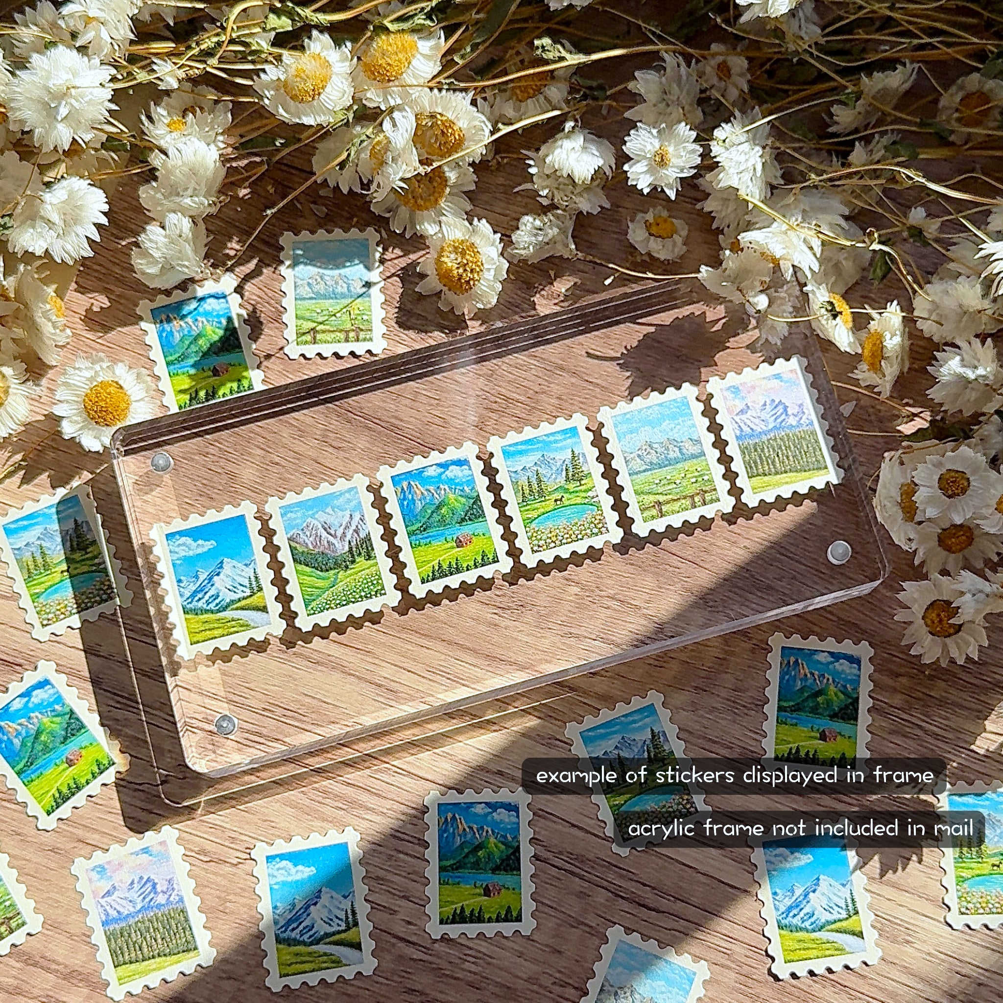 Horizon Sticker Mail – Nature & Mountain Collection (Set of 6)