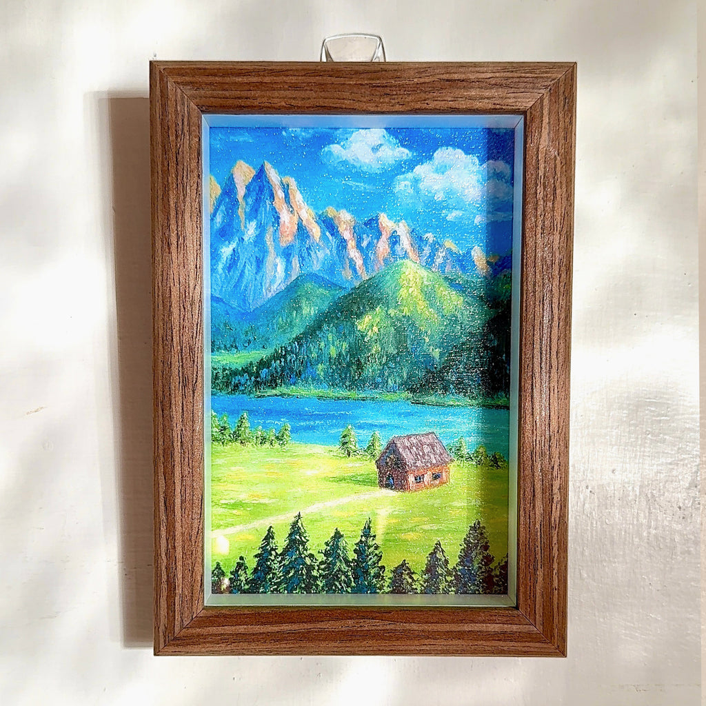 Horizon Art Print & Bookmark & Sticker Set Mail Bundle