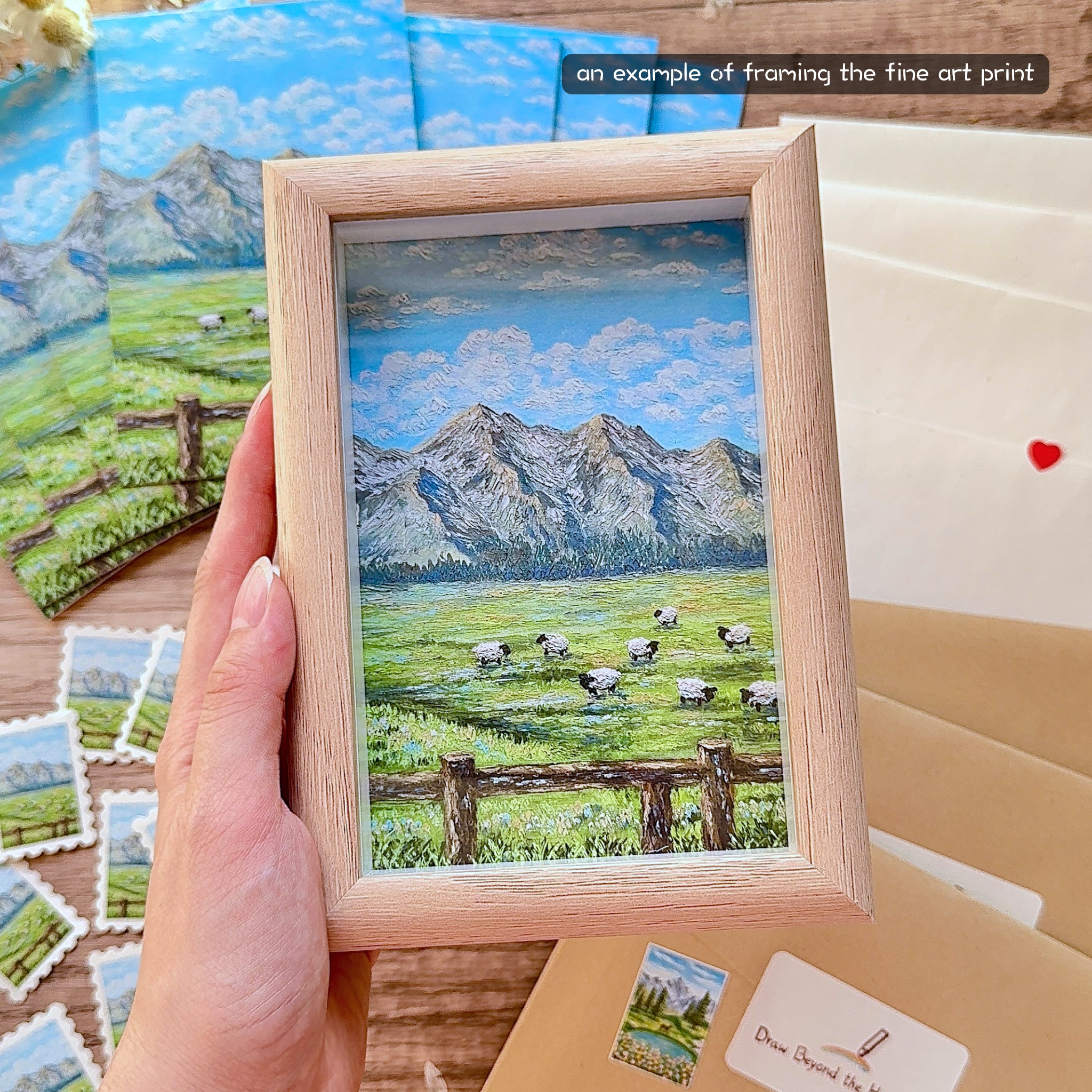 Horizon Mail Bundle – Art Print & Sticker Collection (Bundle B)